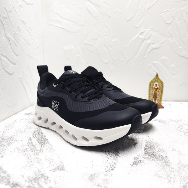 SNEAKER CLOUDTILT 2.0 IN VITELLO NERO E MESH TRASPIRANTE