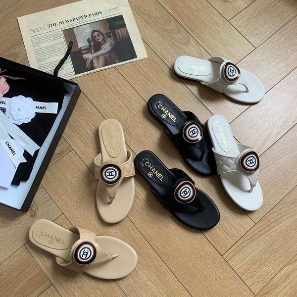 CC 25 Thong Slippers Multicolor Original Custom Material 307013
