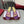 Heeled Sandals 6cm with Crystal Square Buckle Gold and Purple