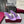 Heeled Sandals 6cm with Crystal Square Buckle Purple