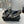 slingback flat black bowl silk diamond buckle