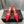 alaia high love slingback 55 fishnet pelle di agnello rossa