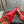 alaia high love slingback 55 fishnet pelle di agnello rossa