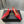 alaia high love slingback 55 fishnet pelle di agnello rossa