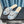 Camellia Slide Slippers Silver Lambskin