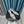 slingbacks 65 black white canvas silver metalic calfskin