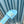 sandalo mulo trapuntato in vitello color turchese mop