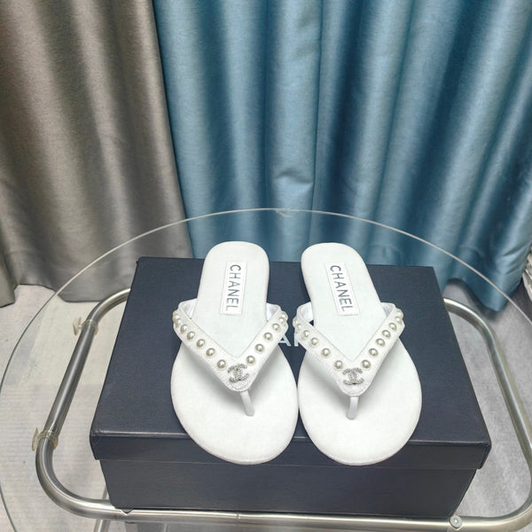 CC Perizoma in velluto bianco perla