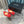 CC Pumps 50 Red Mesh Leather Pointed Toe