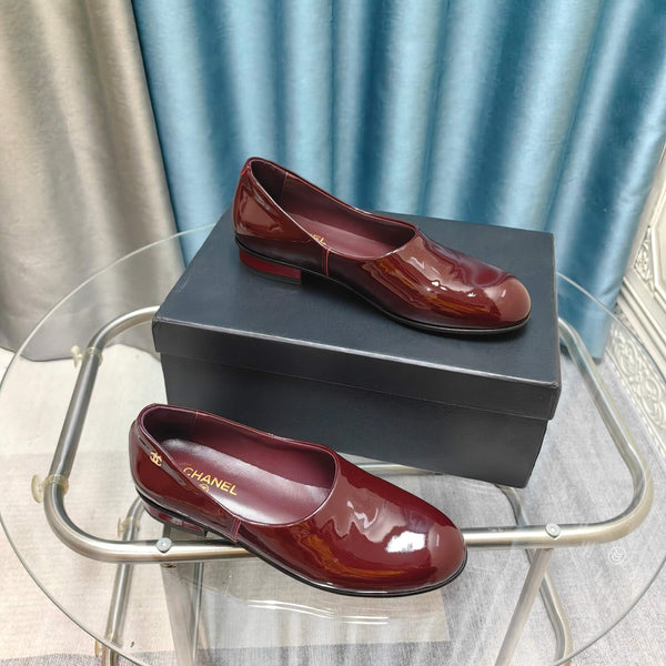 CC 25C Loafer Burgundy Patent Calfskin