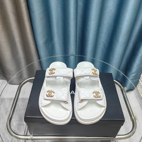 CC 25C Dad Mule in pelle di vitello grana bianca