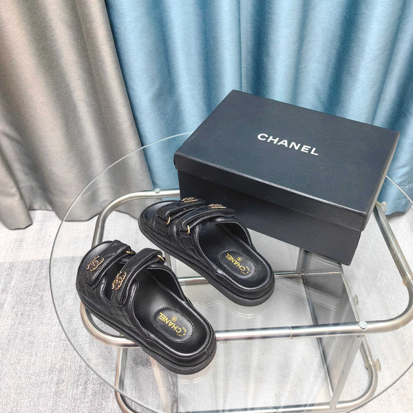 CC 25C Dad Mule in pelle di vitello grana nera