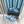 CC 25C Dad Mule Cloud Blue Metallic Pelle di vitello grana