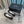 CC 25P Ballet Flat Black Striped Fabric