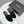 Ciabatte con tacco alto CC 25 85mn in pelle scamosciata nera 368790