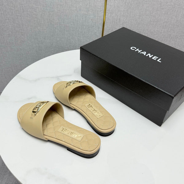 CC 25 Mule Sandals Beige Sheepskin 368800