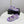 CC Dad Sandal Purple Cream Tweed Sheepskin 620119