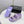 CC Dad Sandal Purple Cream Tweed Sheepskin 620119