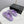 CC Dad Sandal Purple Cream Tweed Sheepskin 620119