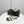 CC 26s Sandal Black Beige Mesh Sheepskin 639828