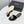 CC 26s Wedge Heels In Black Lambskin With Cc Pearl Embellished