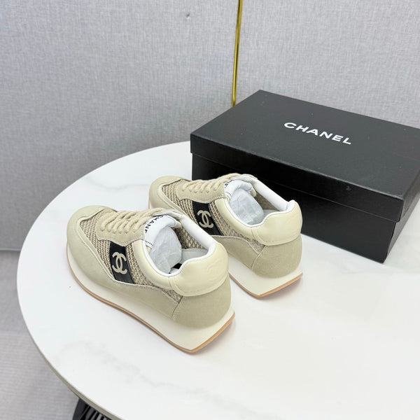 CC 26s Trainer Sneakers Khaki Mesh Suede 865805