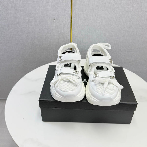 CC 26s Casual Sneakers White Leather Mesh 865832