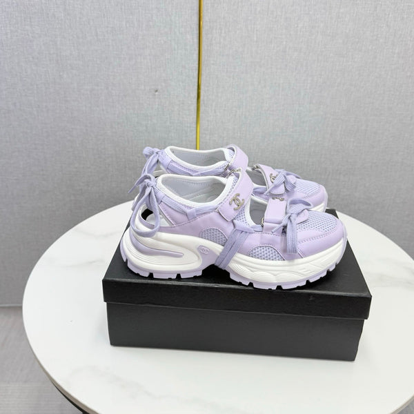 CC 26s Casual Sneakers Purple Leather Mesh 865833