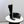 CC 26s Knee-High Boots Black White Sheepskin 904483