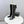 CC 26s Knee-High Boots Black White Sheepskin 904483