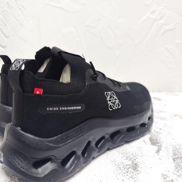 SNEAKER CLOUDTILT IN POLIESTERE RICICLATO NERO
