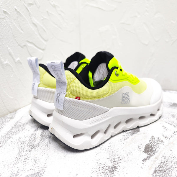SNEAKER CLOUDTILT 2.0 GIALLO NEON MIX GRIGIO CHIARO PELLE DI VITELLO E RETE TRASPIRANTE