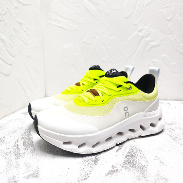 SNEAKER CLOUDTILT 2.0 GIALLO NEON MIX GRIGIO CHIARO PELLE DI VITELLO E RETE TRASPIRANTE