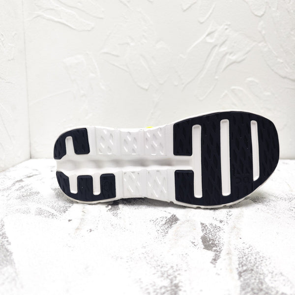 SNEAKER CLOUDTILT 2.0 GIALLO NEON MIX GRIGIO CHIARO PELLE DI VITELLO E RETE TRASPIRANTE