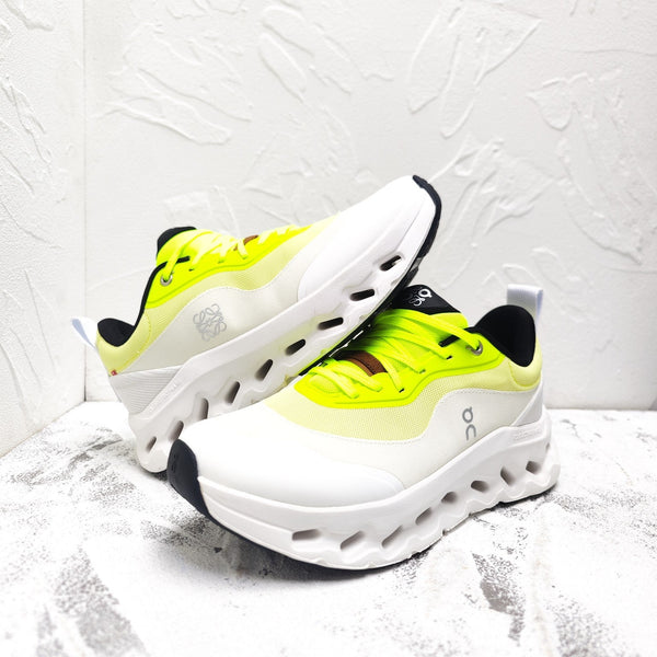 SNEAKER CLOUDTILT 2.0 GIALLO NEON MIX GRIGIO CHIARO PELLE DI VITELLO E RETE TRASPIRANTE