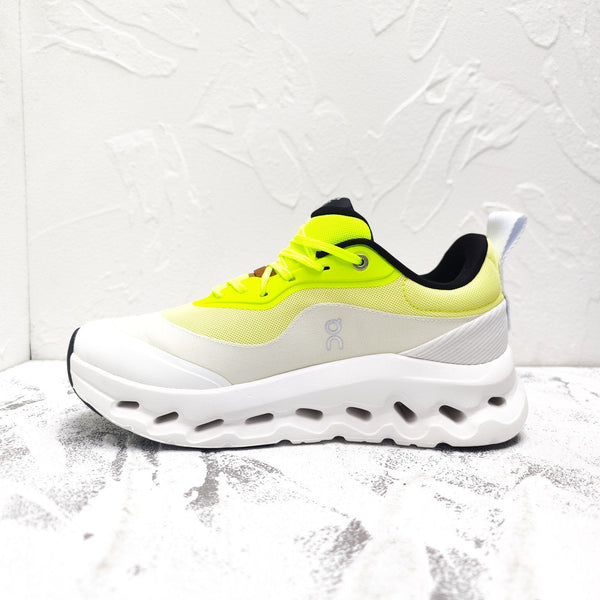 SNEAKER CLOUDTILT 2.0 GIALLO NEON MIX GRIGIO CHIARO PELLE DI VITELLO E RETE TRASPIRANTE