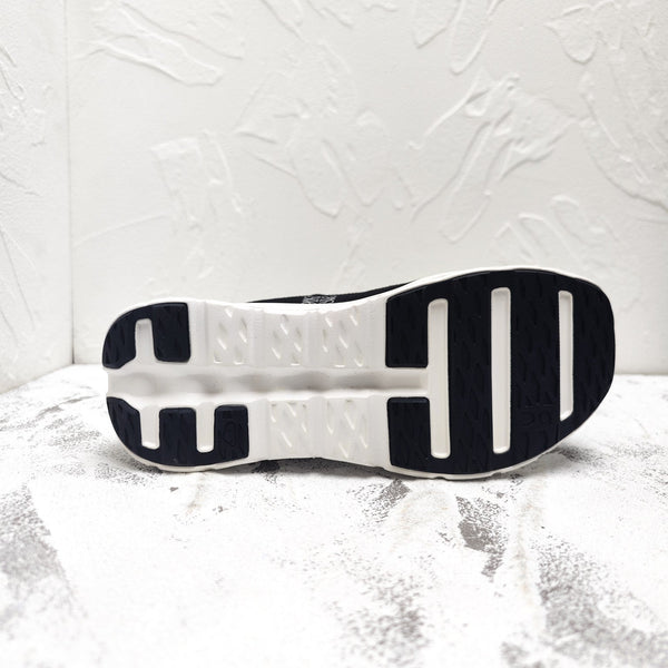 SNEAKER CLOUDTILT 2.0 IN VITELLO NERO E MESH TRASPIRANTE