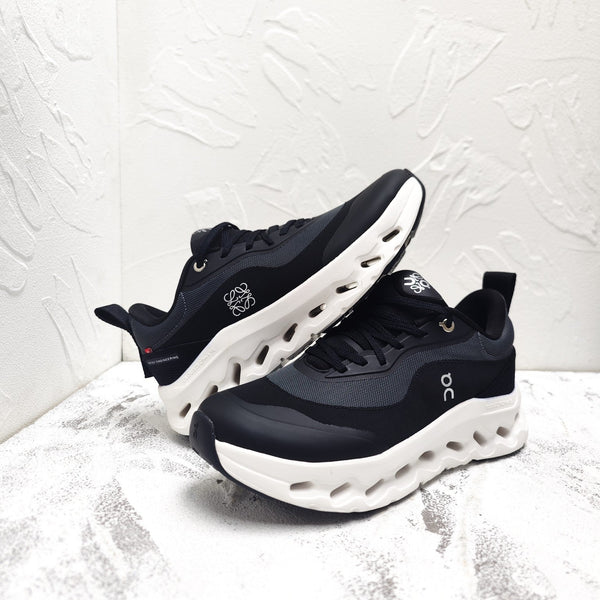 SNEAKER CLOUDTILT 2.0 IN VITELLO NERO E MESH TRASPIRANTE