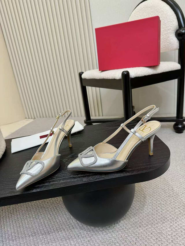 Valentino Slingback Pump Tacco alto Pelle di pecora 239560