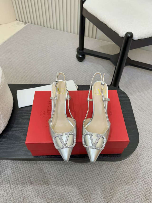 Valentino Slingback Pump Tacco alto Pelle di pecora 239560