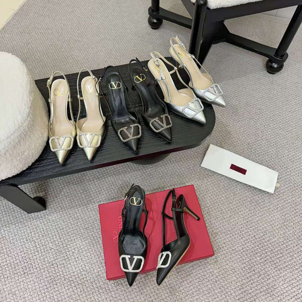 Valentino Slingback Pump Tacco alto Pelle di pecora 239560