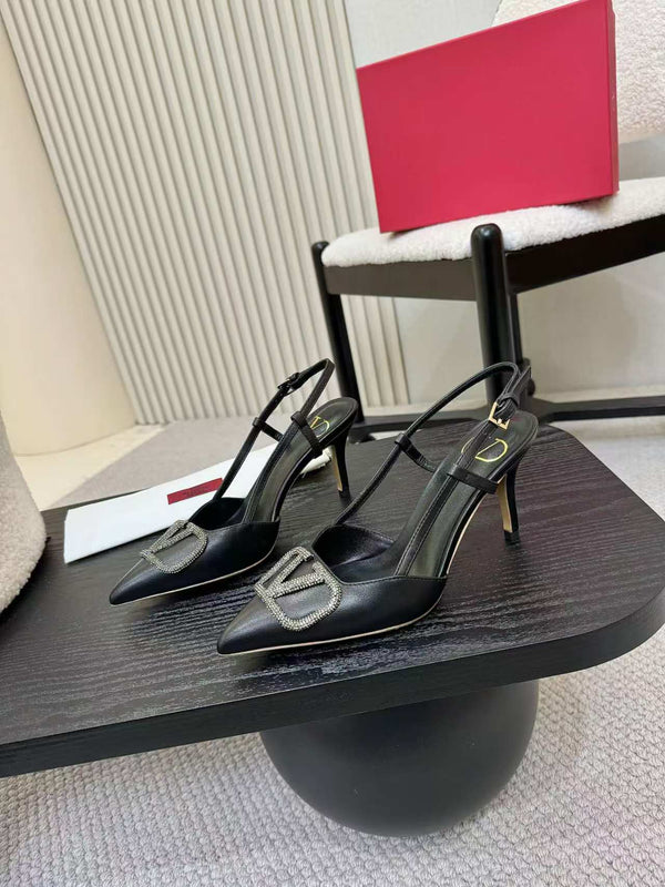 Valentino Slingback Pump Tacco alto Pelle di pecora 239560