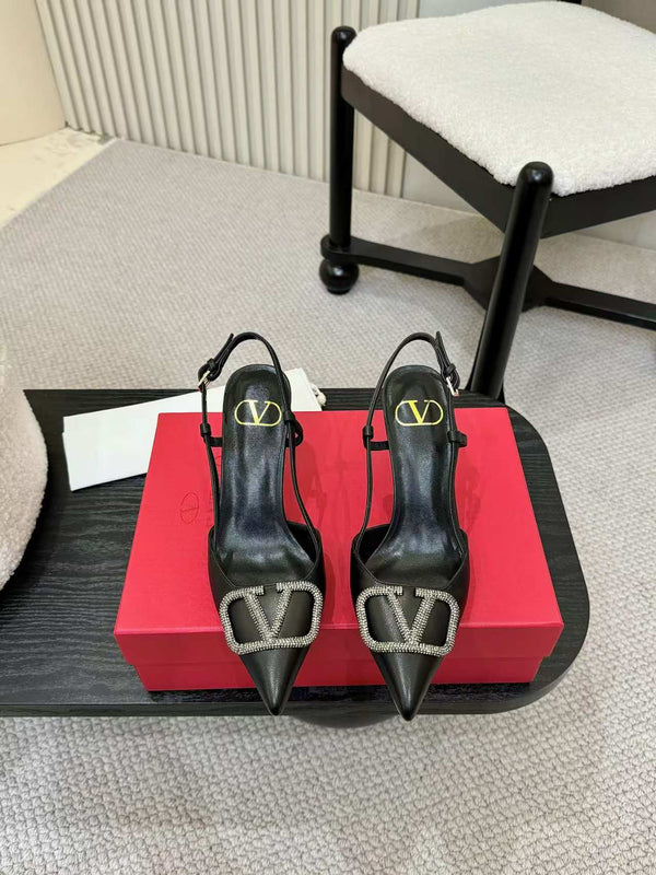 Valentino Slingback Pump Tacco alto Pelle di pecora 239560