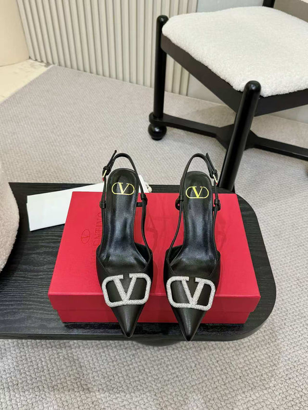 Valentino Slingback Pump Tacco alto Pelle di pecora 239560