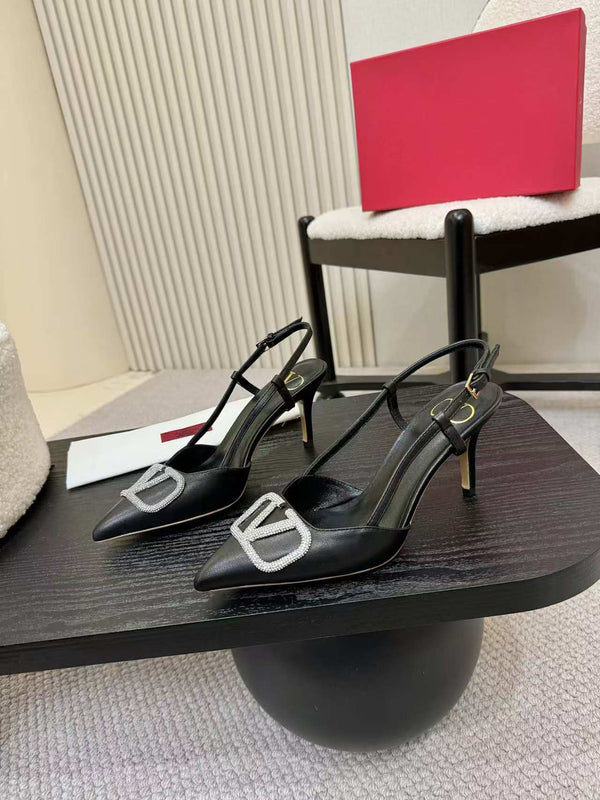 Valentino Slingback Pump Tacco alto Pelle di pecora 239560
