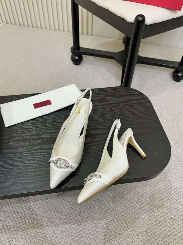 Valentino Slingback Pump Tacco alto Seta 239562