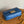 Fend Baguette 24 Bag With FF Motif Blue Leather Ghw
