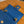 Fend Baguette 24 Bag With FF Motif Blue Leather Ghw
