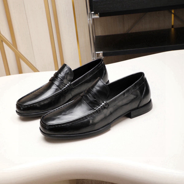 GG Men's Loafer Black Calfskin 525162