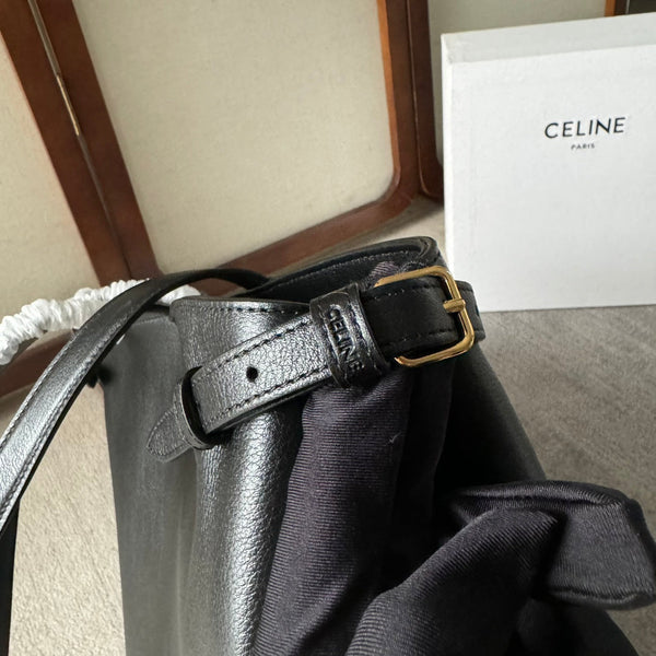 CABAS ANAÏS CUIR TRIOMPHE 54 MEDIA IN PELLE DI VITELLO GRANATA NERA